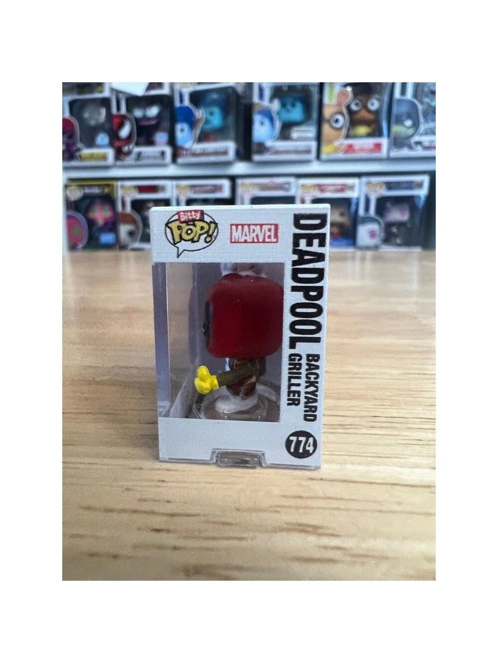 Bitty Backyard Griller Deadpool 1-Inch Funko Pop #774 Marvel Comics Mutant X-Men